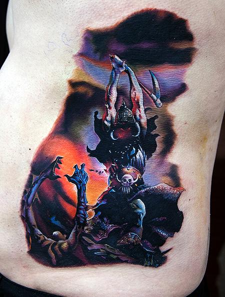 Tattoos - Frank Frazetta's Death Dealer